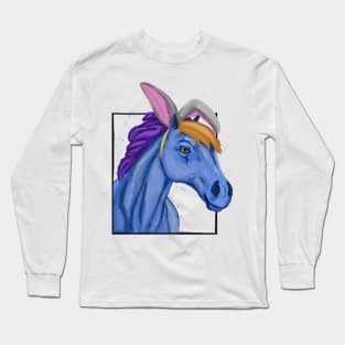 Colorful Easter horse Long Sleeve T-Shirt